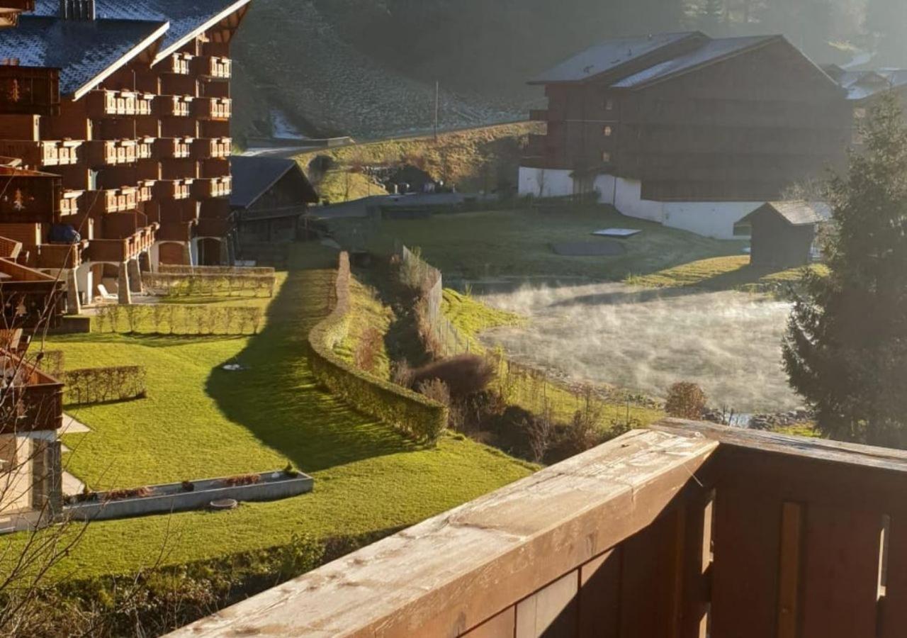 Aparthotel Mountain River Resort Val d'Illiez Ngoại thất bức ảnh