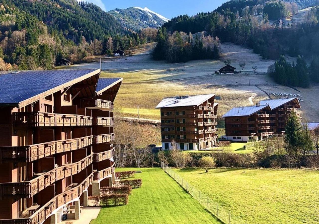 Aparthotel Mountain River Resort Val d'Illiez Ngoại thất bức ảnh