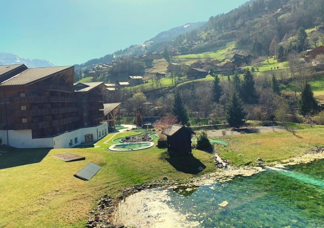 Aparthotel Mountain River Resort Val d'Illiez Ngoại thất bức ảnh